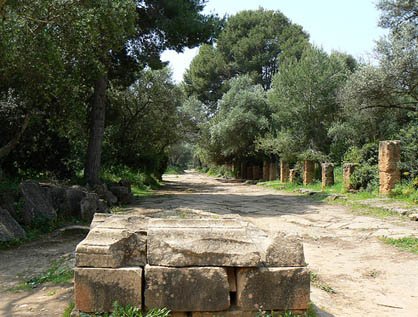 Le decumanus de Tipaza