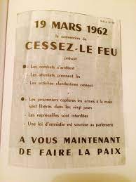 19 mars 1962 : cessez le feu en Algérie — Le Club