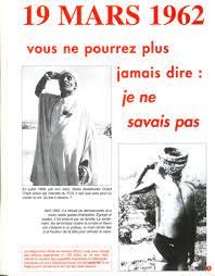 désinformation sur le 19 mars 1962,date du cessez-le-feu en Algérie,accords  d'Évian, alger-roi.fr