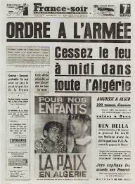 19 mars 1962 : cessez le feu en... - Chronique culturelle | Facebook